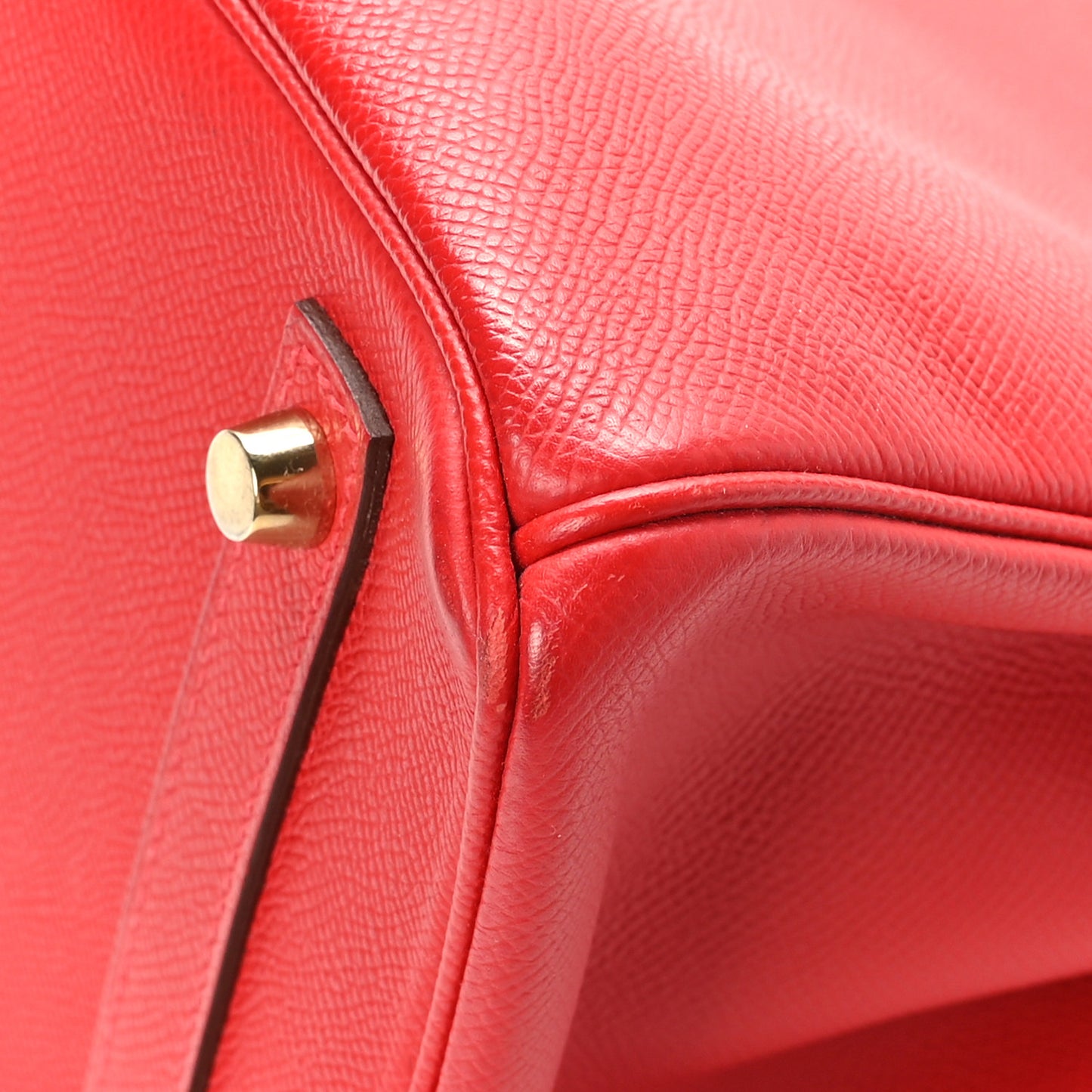 Epsom Birkin 30 Rouge Casaque