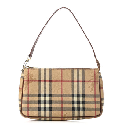 Burberry Haymarket Check Pochette Tan 1 of 10