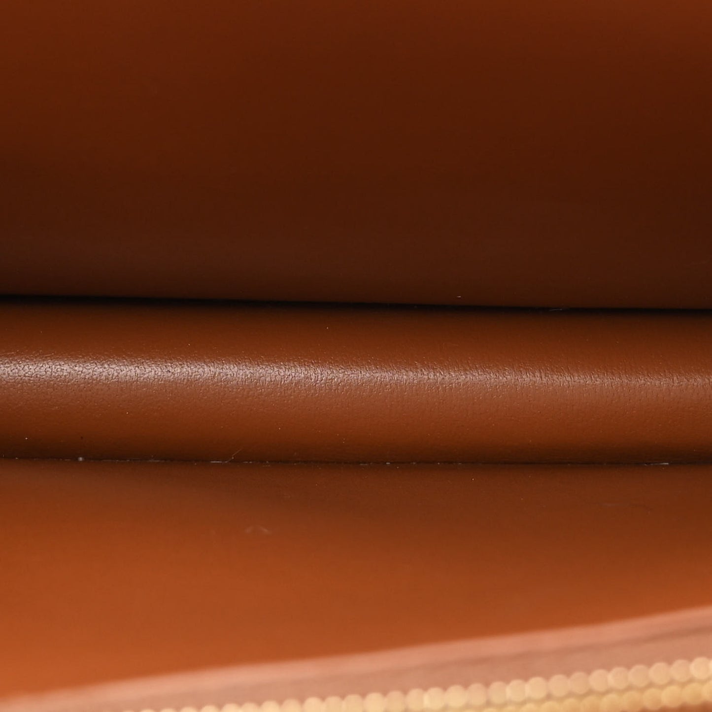 Triomphe Canvas Calfskin Enveloppe Bag Tan