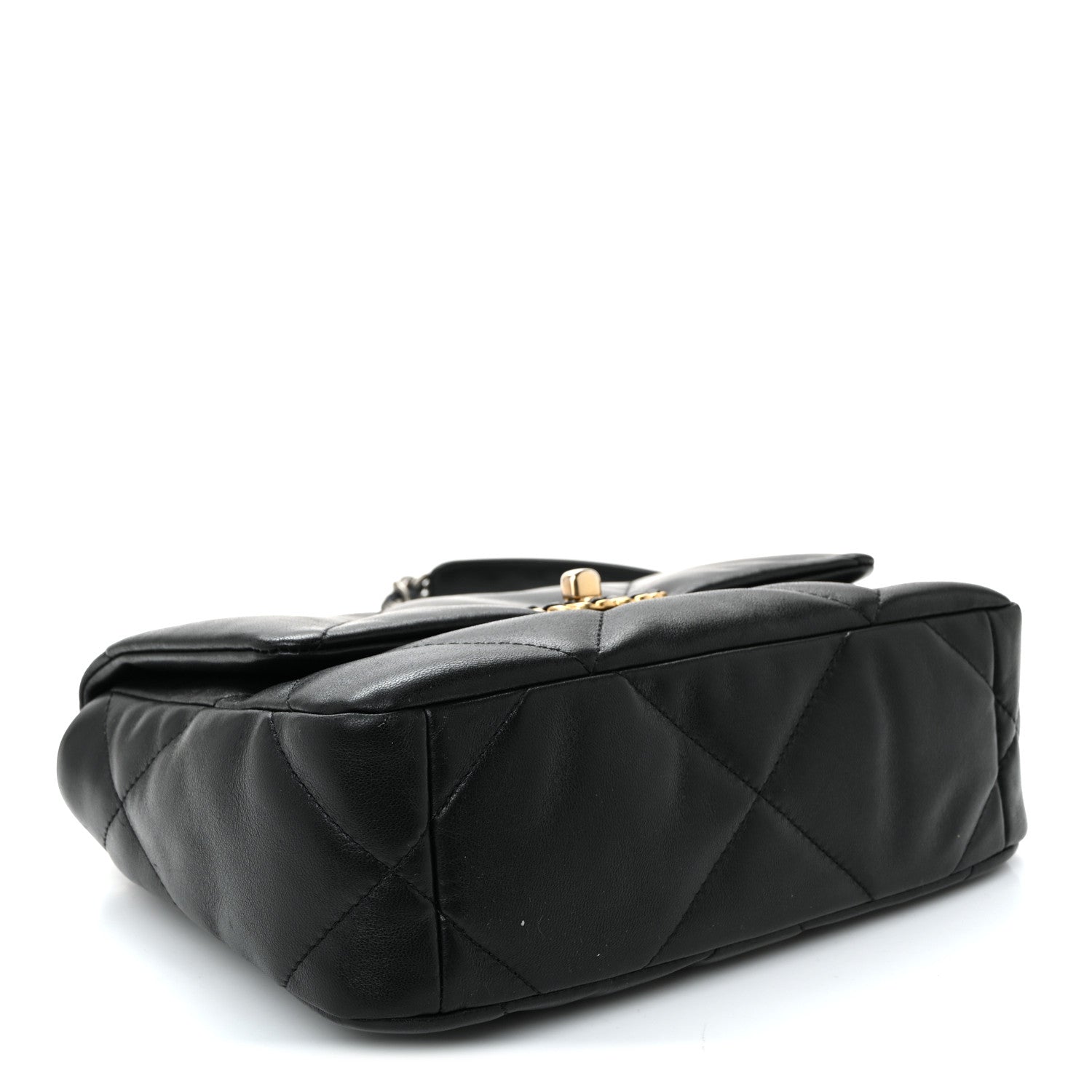 Chanel Lambskin Quilted Medium Chanel 19 Flap Black 4 of 10