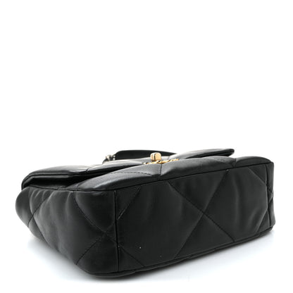 Chanel Lambskin Quilted Medium Chanel 19 Flap Black 4 of 10