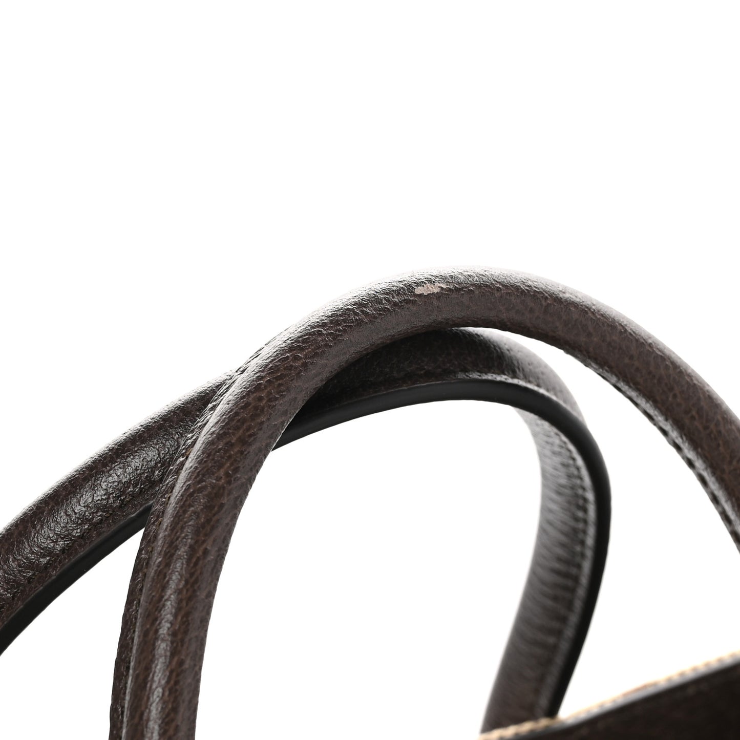 Monogram Jumbo GG Textured Dollar Calfskin Web Tote Bag Camel Ebony New Acero