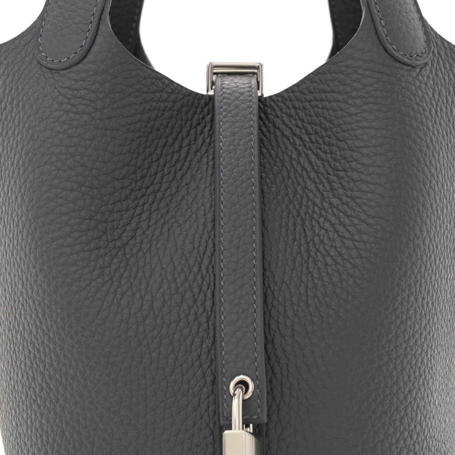 Hermes Taurillon Clemence Picotin Lock 18 PM Ardoise 8 of 11