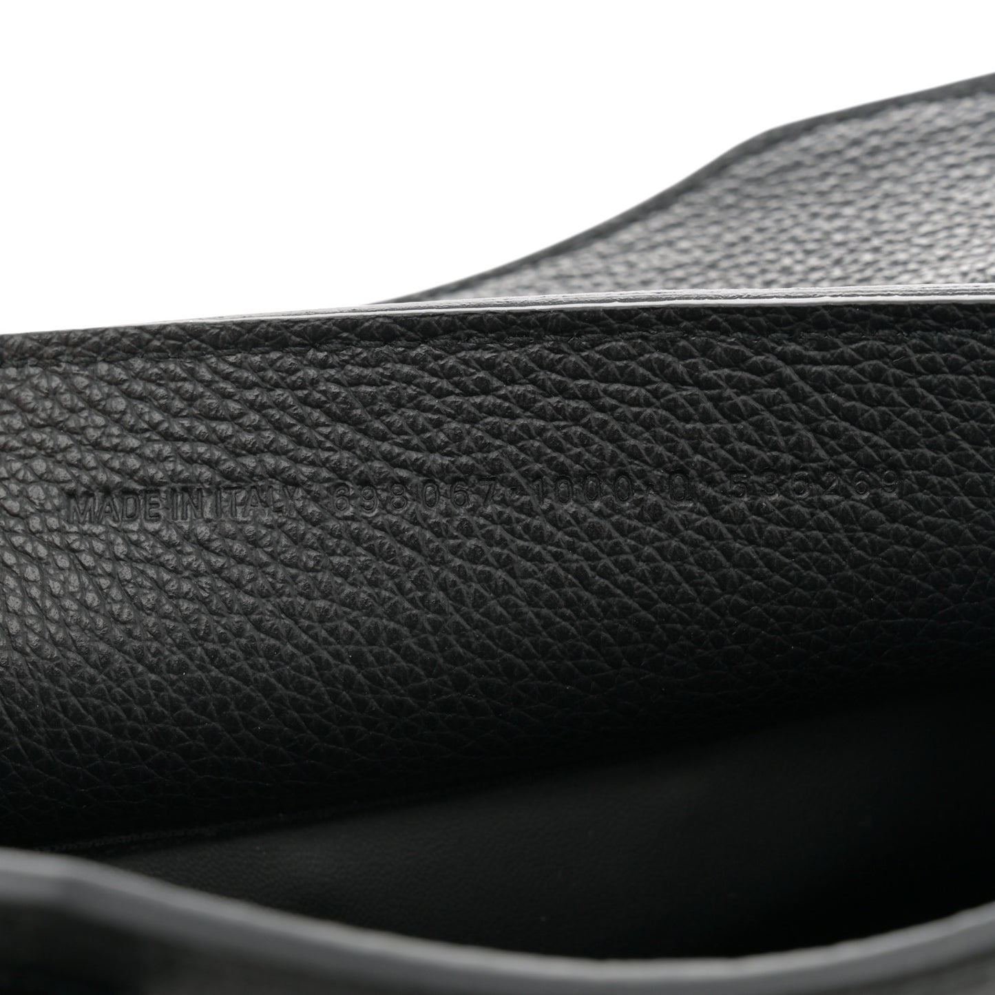 Grained Calfskin Neo Classic Black Hardware Mini City Black