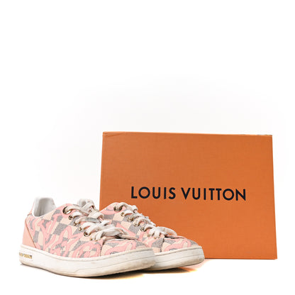 Louis Vuitton Damier Azur Tahitienne Bora Bora Sneakers 36 Rose Ballerine 9 of 9