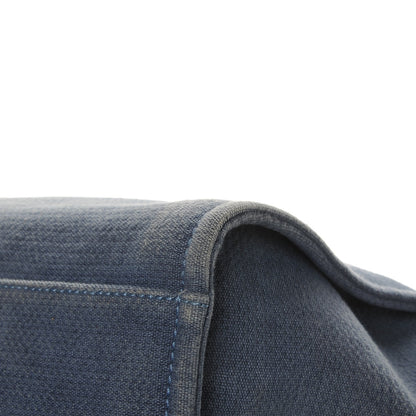 Chanel Canvas Large Deauville Tote Denim Blue 10 of 12