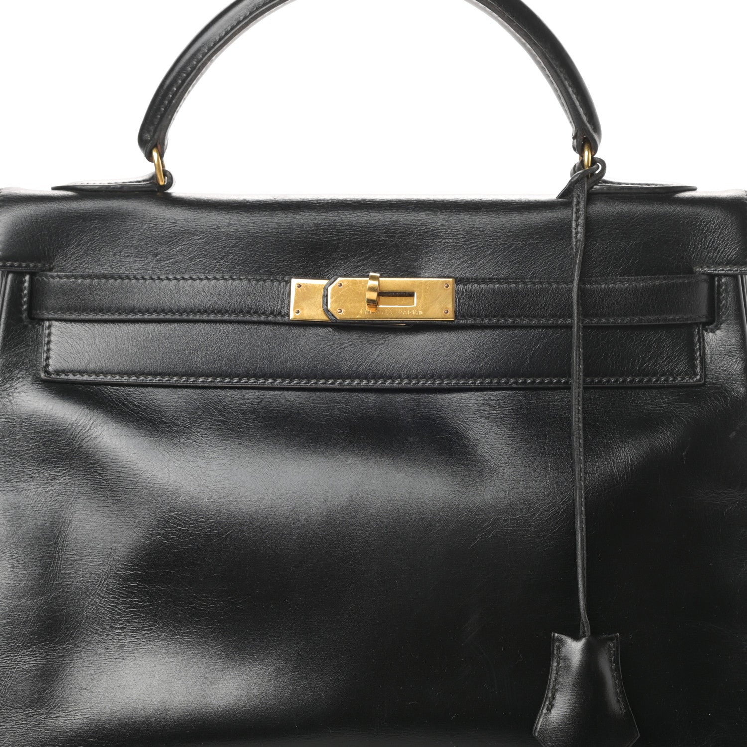 Hermes Box Kelly Retourne 32 Black 8 of 18