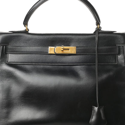 Hermes Box Kelly Retourne 32 Black 8 of 18