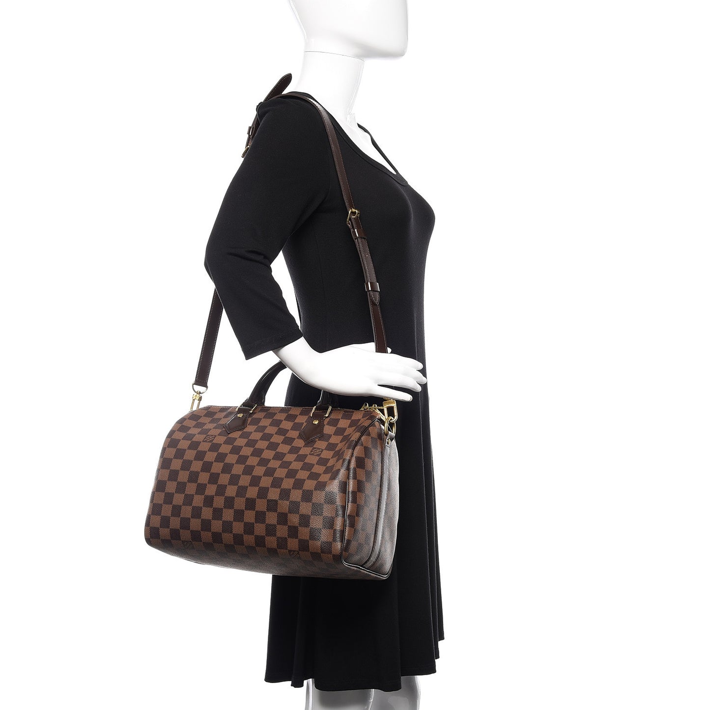 Damier Ebene Speedy Bandouliere 30