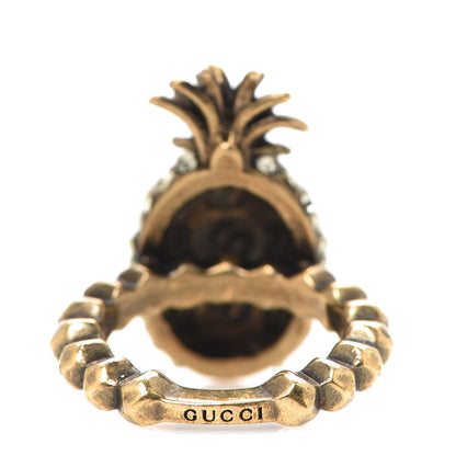 Gucci Crystal Pineapple Motif Ring M 3 of 6
