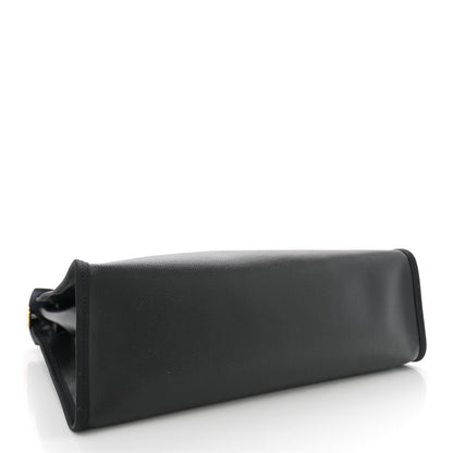 Hermes Toile H Berline Vache Hunter Herbag Zip PM 31 Black Bleu Nuit 5 of 11