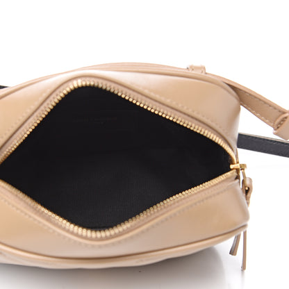 Saint Laurent Calfskin Matelasse Monogram Lou Belt Bag Dark Beige 5 of 8