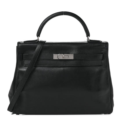 Hermes Evercalf Kelly Retourne 32 Black 1 of 13