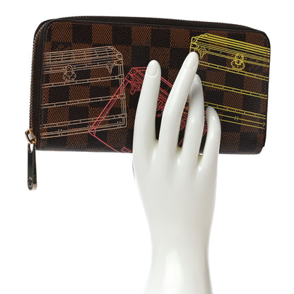 Louis Vuitton Damier Ebene 2014 Christmas Animation Zippy Wallet 2 of 10
