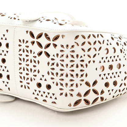 Alaia Lux Calfskin Vienne Rose-Marie 19 Bag White 10 of 10