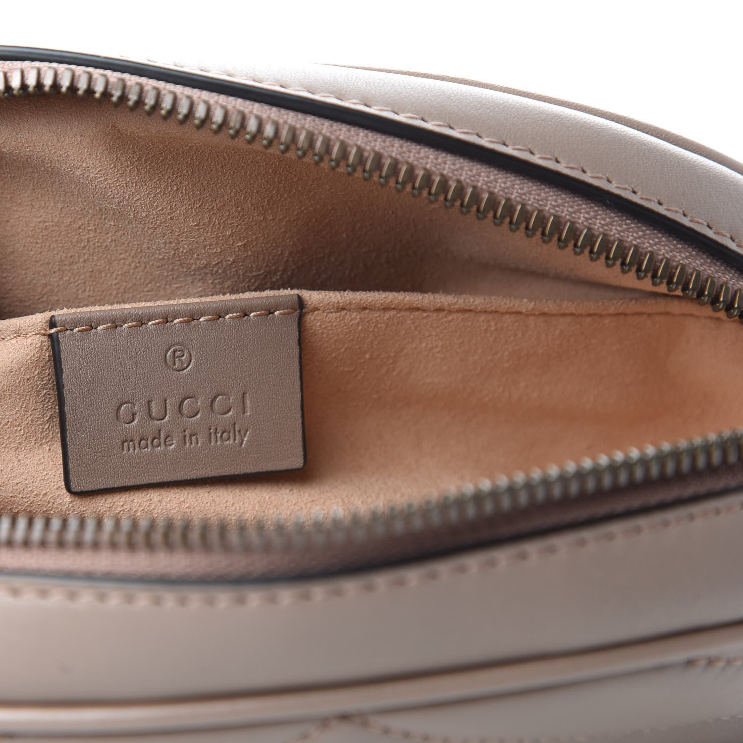 Gucci Calfskin Matelasse GG Marmont Belt Bag 75 30 Porcelain Rose 8 of 12