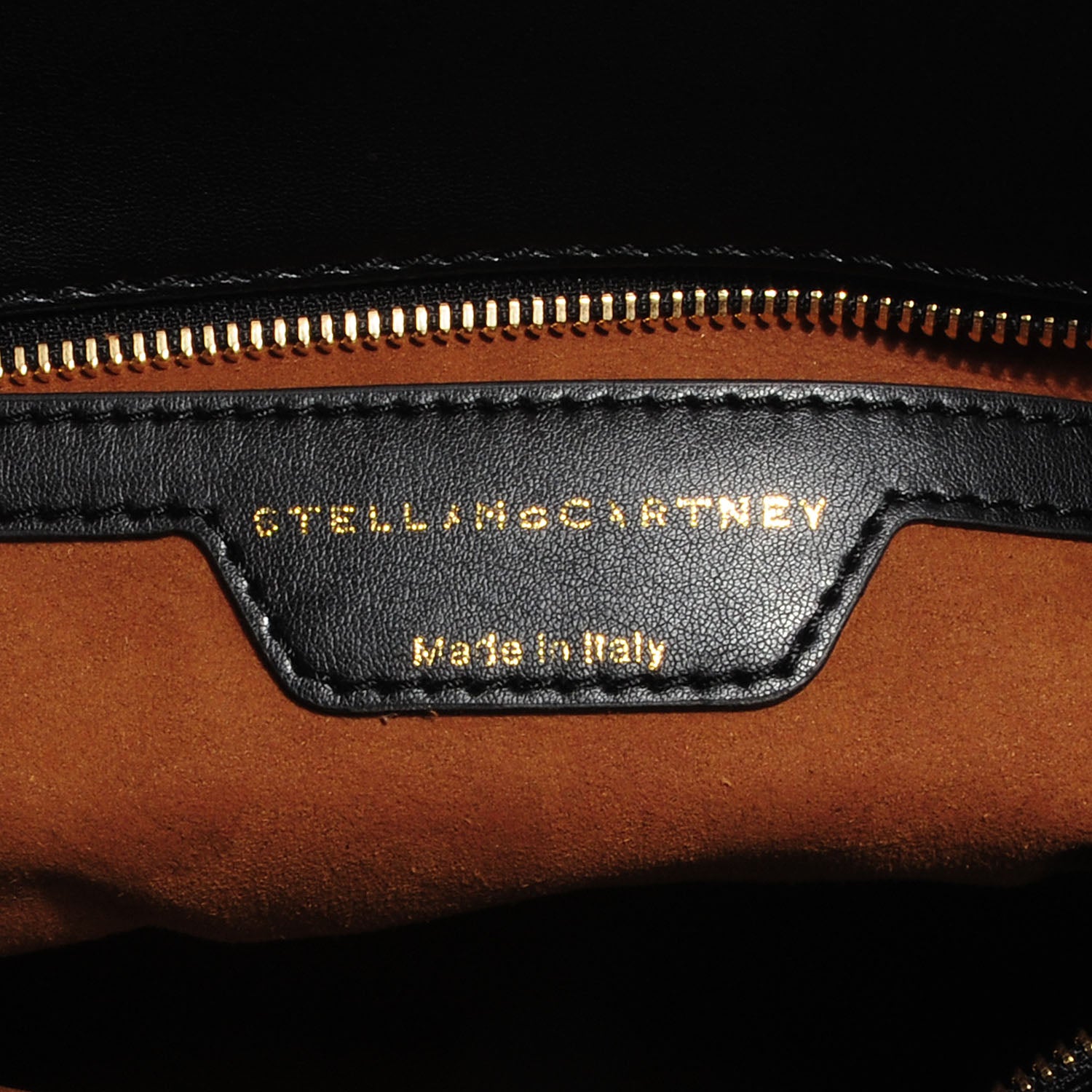 Stella McCartney Faux Leather Small Cavendish Zipper Tote Black 5 of 8