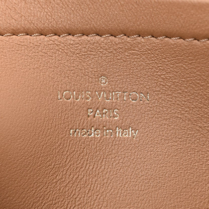 Louis Vuitton Lambskin Embossed Monogram Pochette Coussin Camel 6 of 11