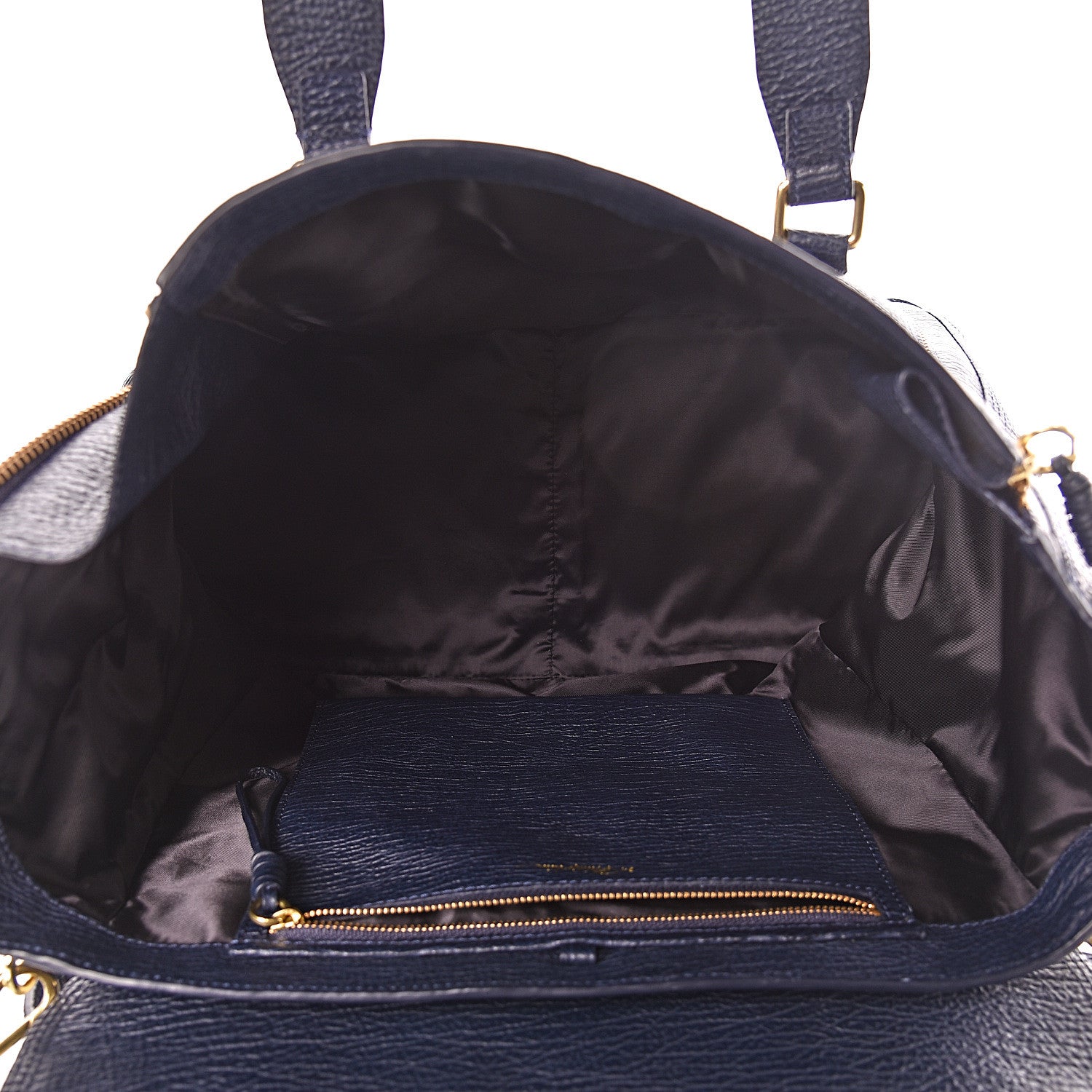 3.1 Phillip Lim 3.1 Textured Calfskin Large Pashli Satchel Ink 7 of 10