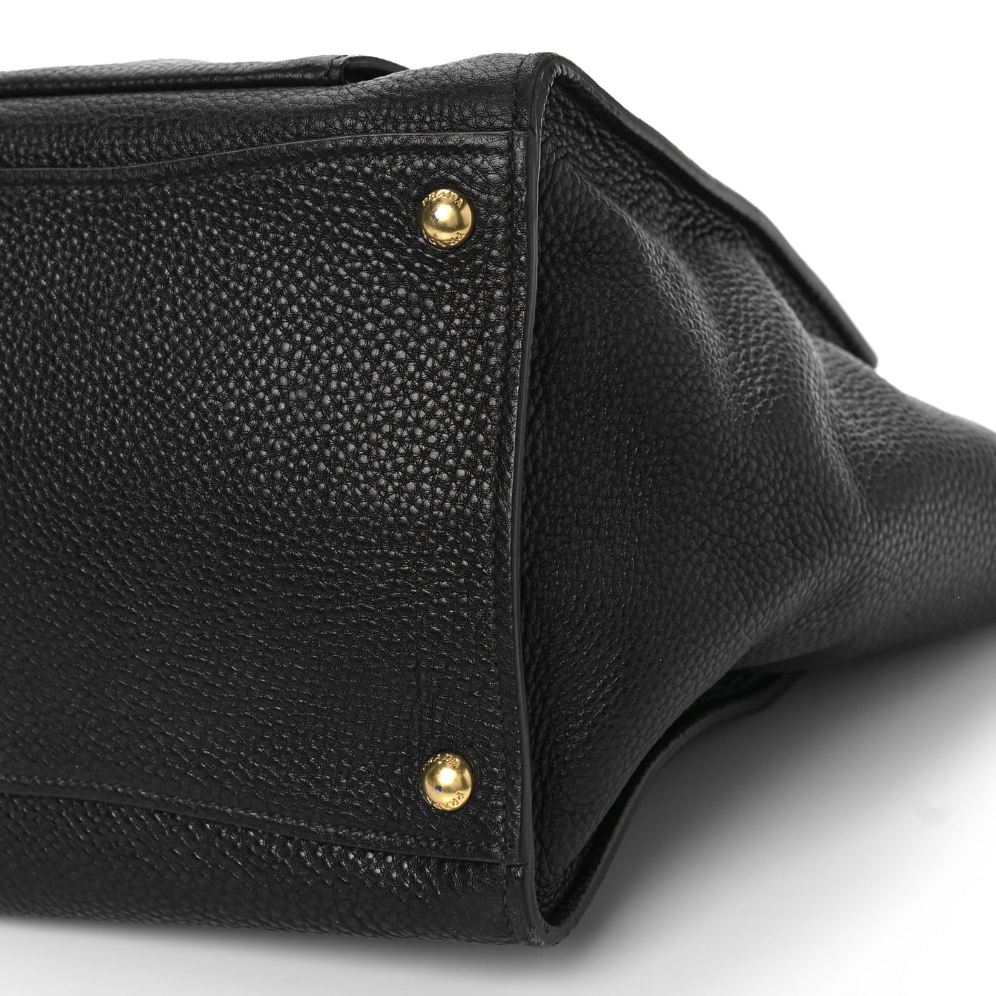Vitello Phenix Shopping Tote Black
