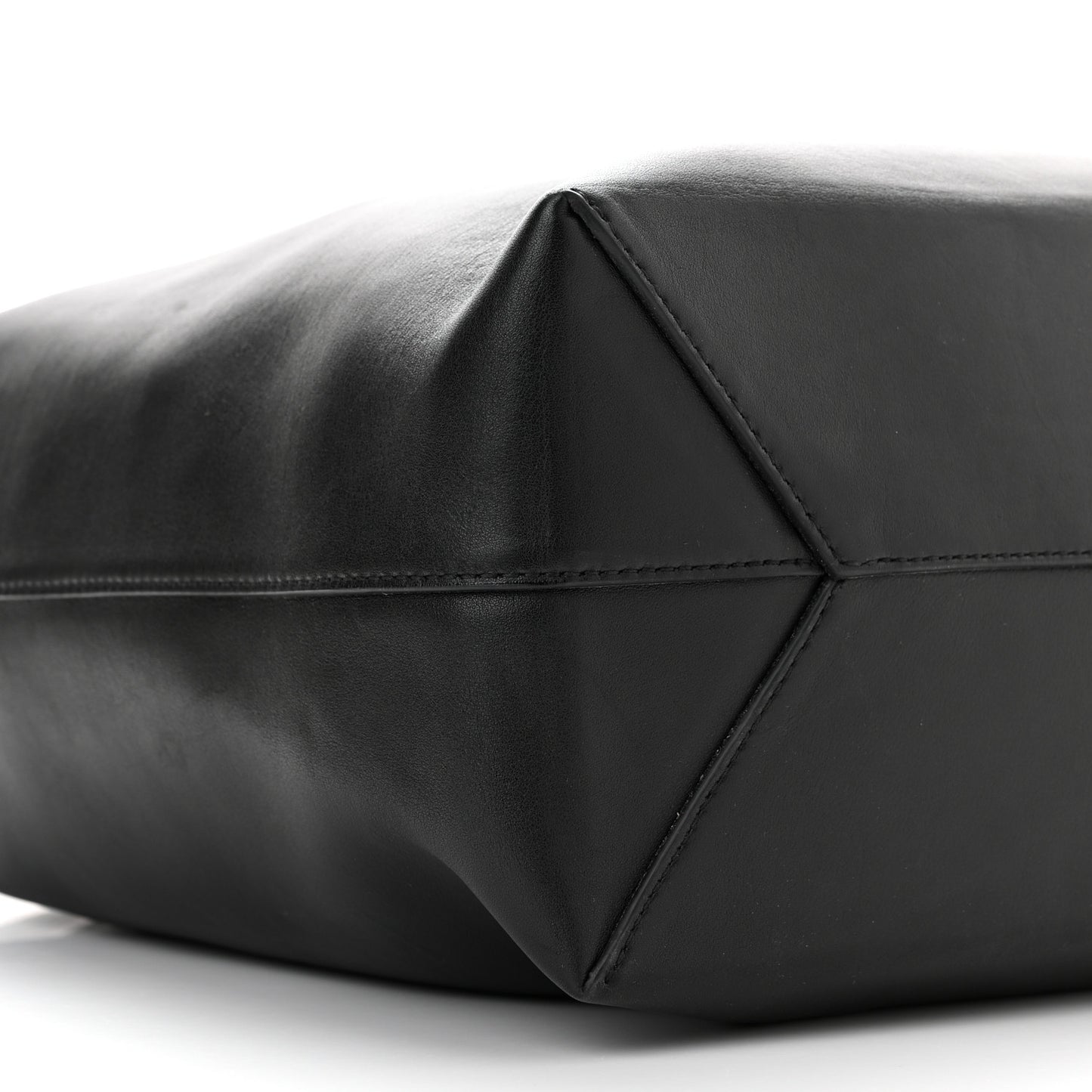 Nappa North South Tote Black