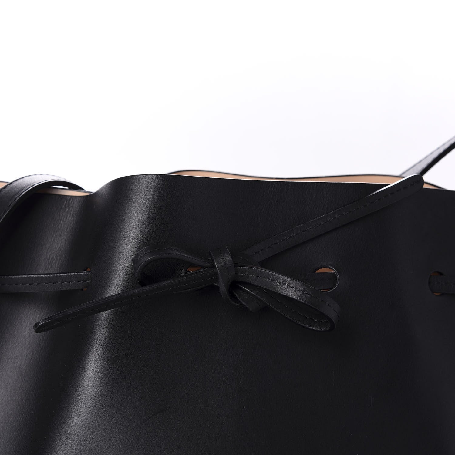 Mansur Gavriel Saffiano Bucket Bag Black Ballerina 10 of 11