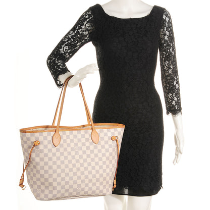 Louis Vuitton Damier Azur Neverfull MM 2 of 7