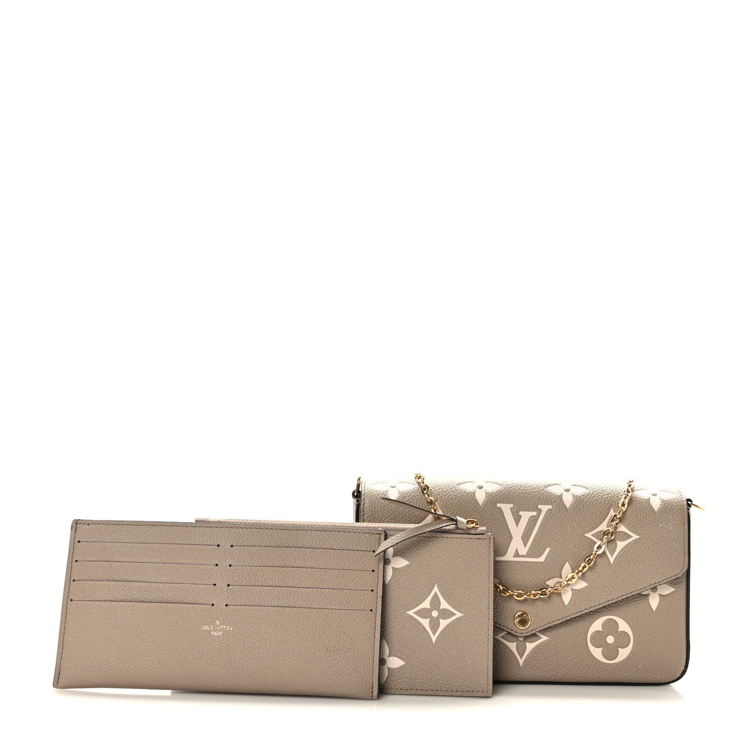 Empreinte Monogram Giant Felicie Pochette Tourterelle Creme