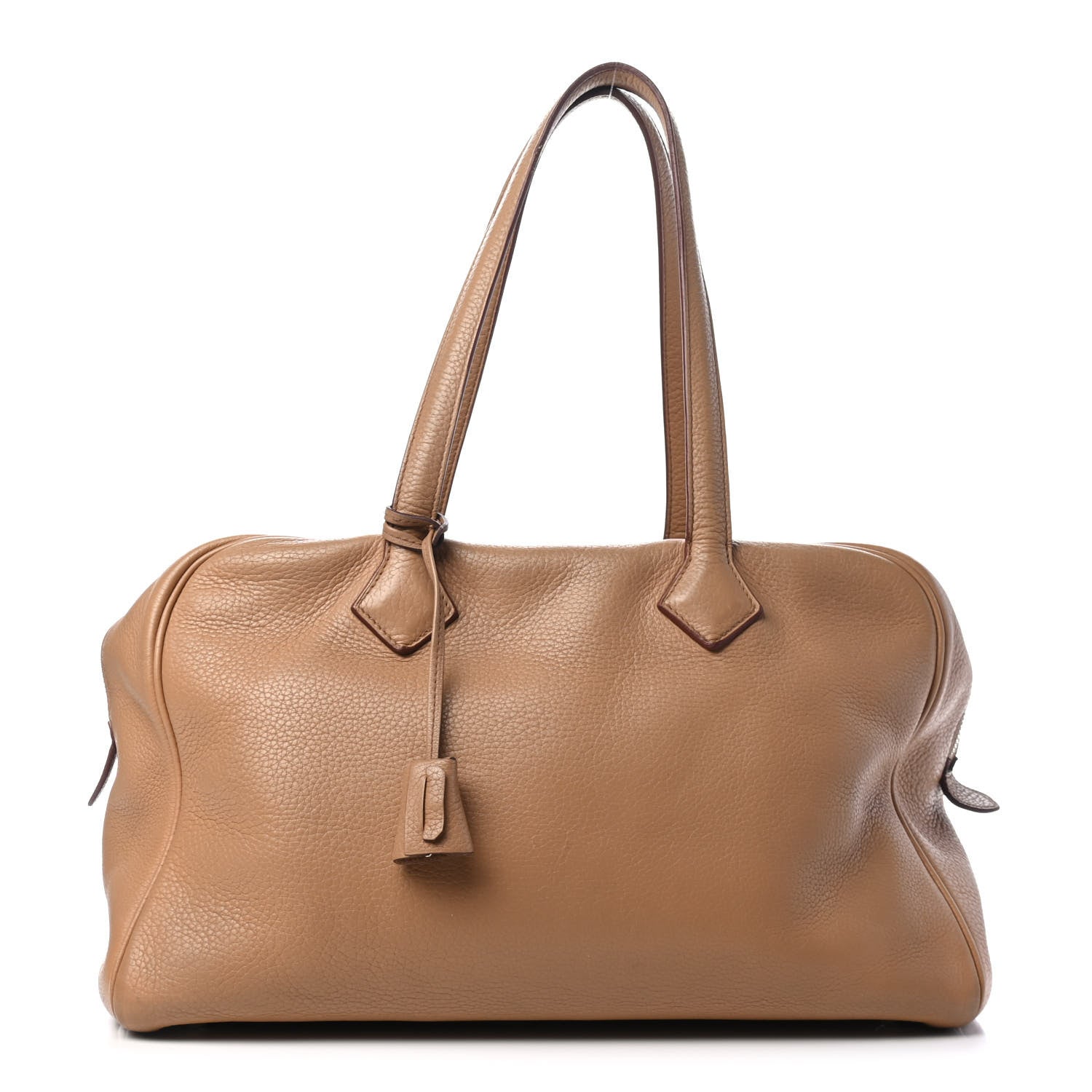 Hermes Taurillon Clemence Victoria II 35 Biscuit 1 of 9