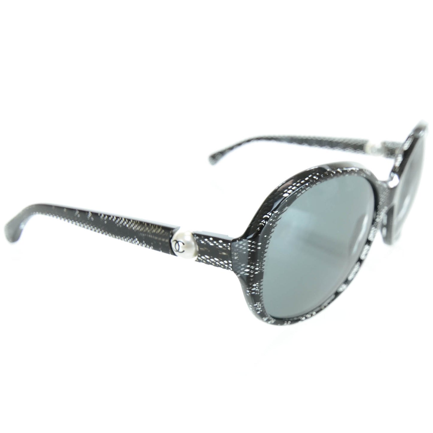 Lace CC Pearl Sunglasses Black 5221H