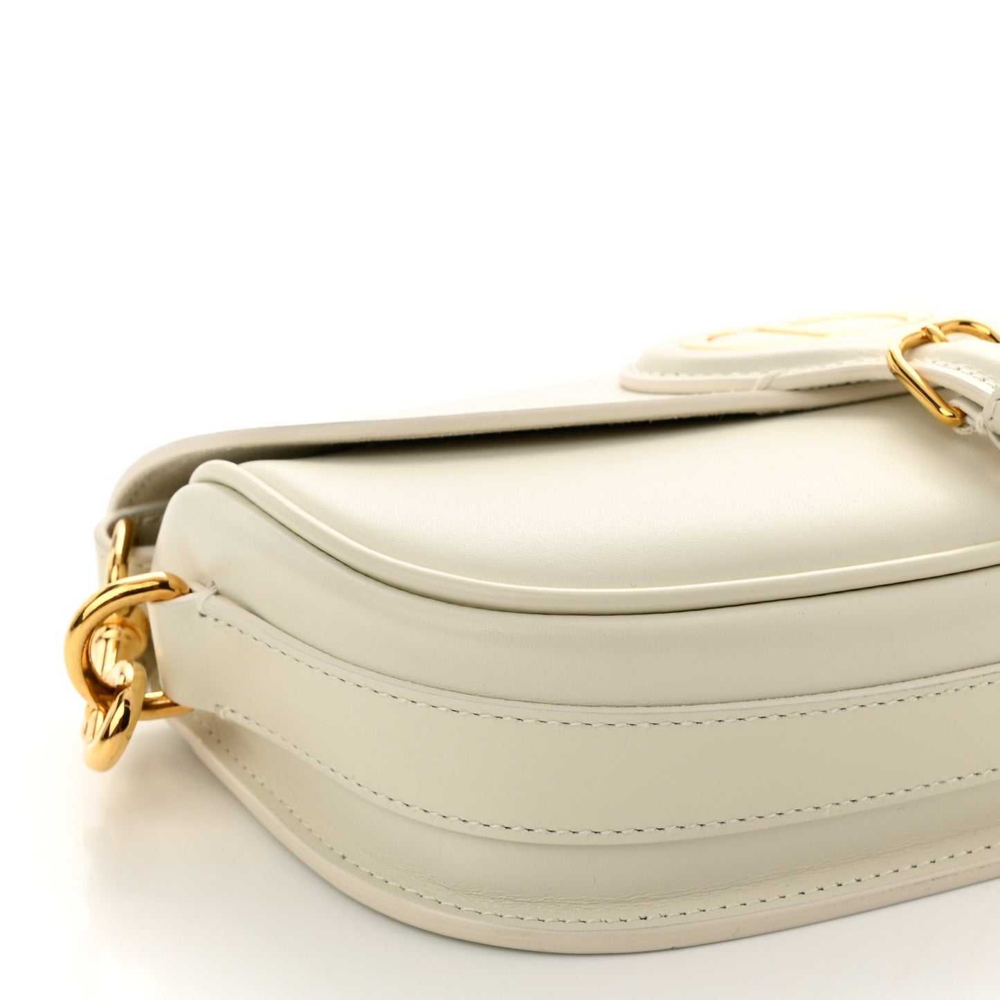 Box Calfskin East West Bobby Bag Latte