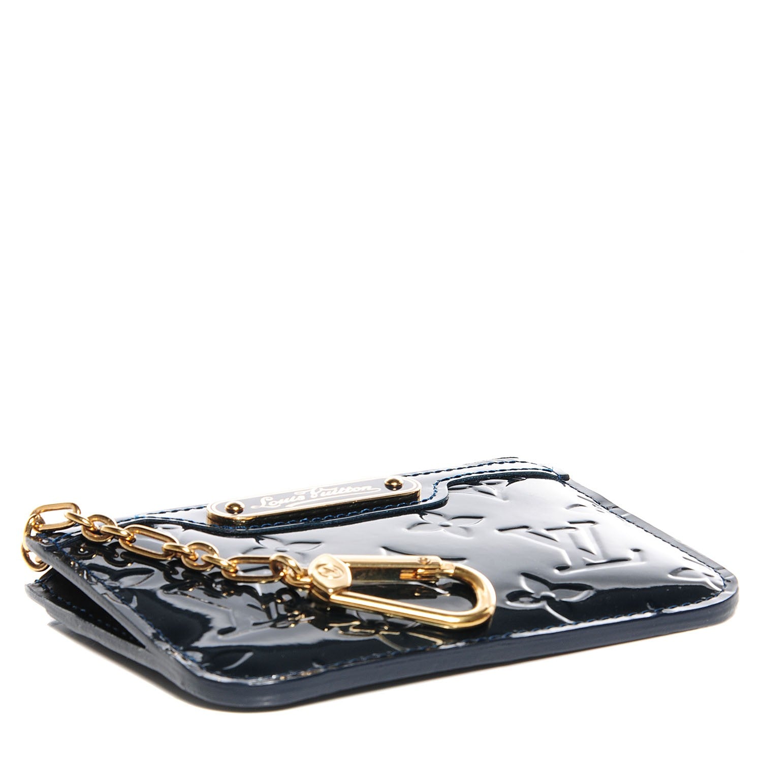 Louis Vuitton Vernis Key Pouch Blue Nuit 4 of 7