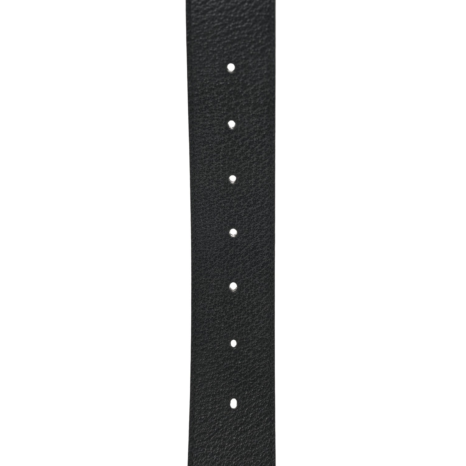 Gucci Textured Dollar Calfskin Nickel Double G 40mm Belt 100 40 Black 3 of 5