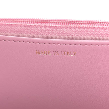 Chanel Shiny Caviar Quilted Pick Me Up Wallet On Chain WOC Pink 7 of 12