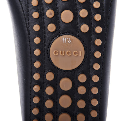 Gucci Calfskin Web Driver Loafers 11.5 Black 8 of 10