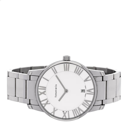 Tiffany Stainless Steel 37mm Atlas 2-Hand Quartz Watch 2 of 4