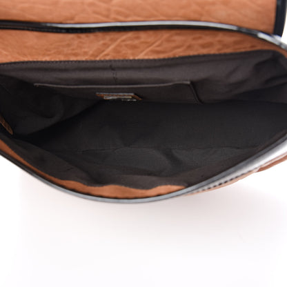 Fendi Nappa Patent B Bag Osso Black 5 of 12