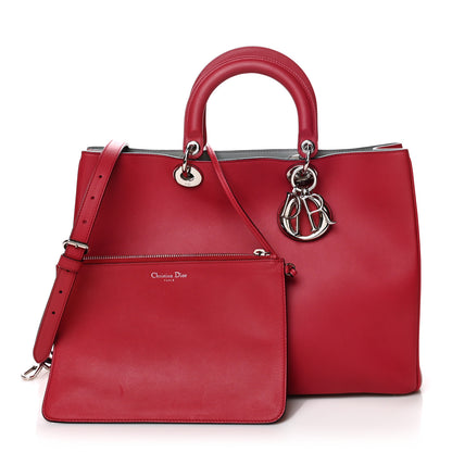 Christian Dior Bullcalf Large Diorissimo Bag Toxic Purple 1 of 12