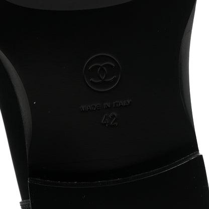 Chanel Calfskin CC Buckle High Boots 42 Black 6 of 8