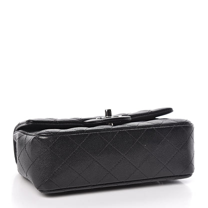 Chanel Caviar Quilted Mini Rectangular Flap Black 4 of 10