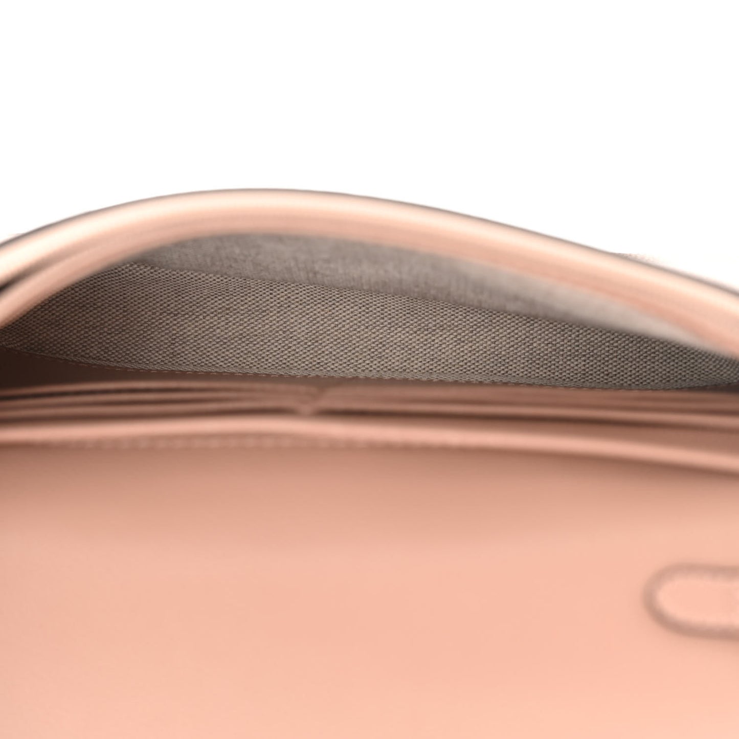 Grainy Calfskin Crystal Cheri Wallet On Chain Bag Powder Pink