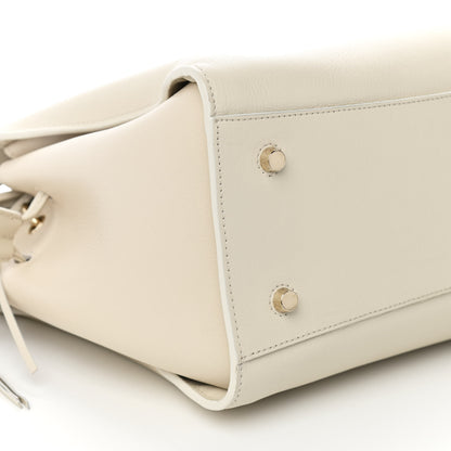 Mulberry Heavy Grain Small Iris Tote Chalk 9 of 10