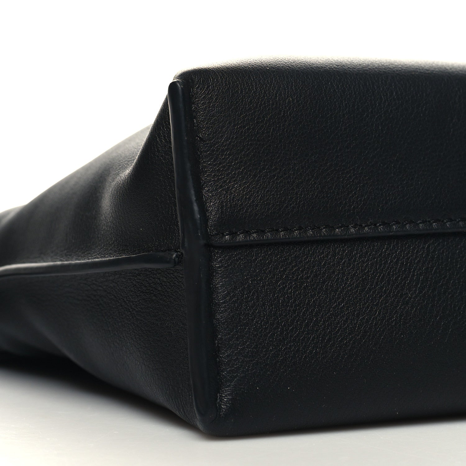 Loewe Calfskin Mini Flamenco Knot Clutch Black 8 of 9