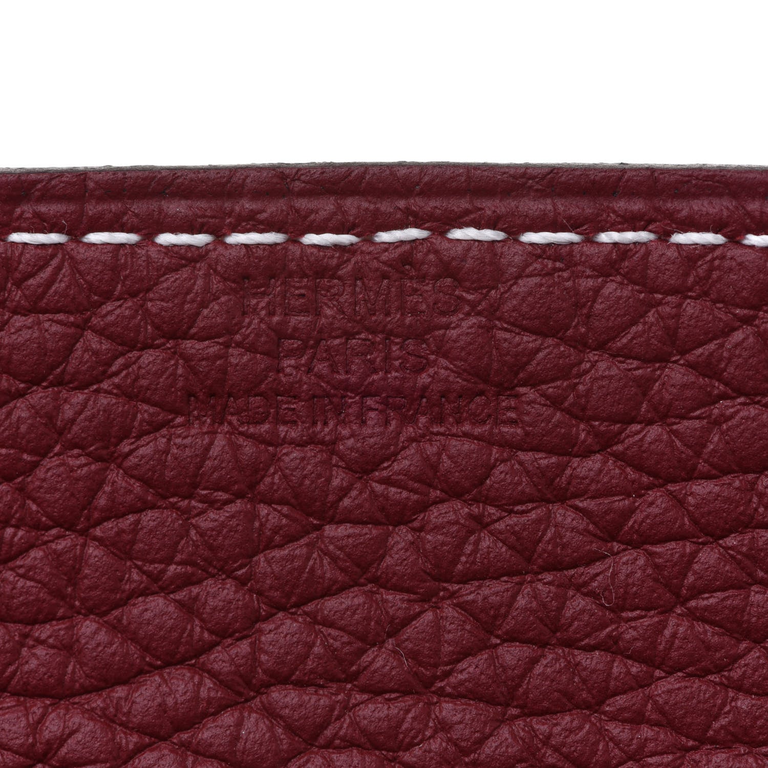 Hermes Taurillon Clemence Mises et Relances Change Tray Rouge H 8 of 10