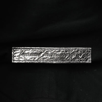 Balenciaga Metallic Agneau Arena Small Le Cagole Shoulder Bag Silver 7 of 9