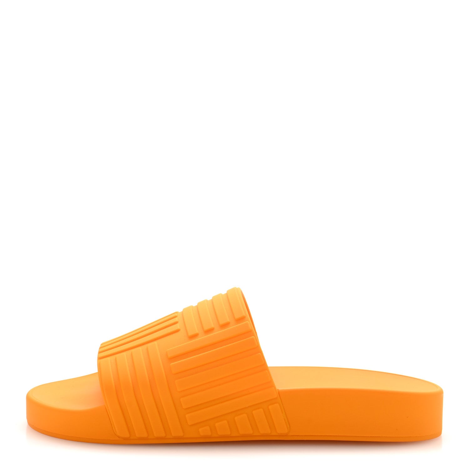Bottega Veneta Rubber The Slider Sandals 36 Tangerine 1 of 8