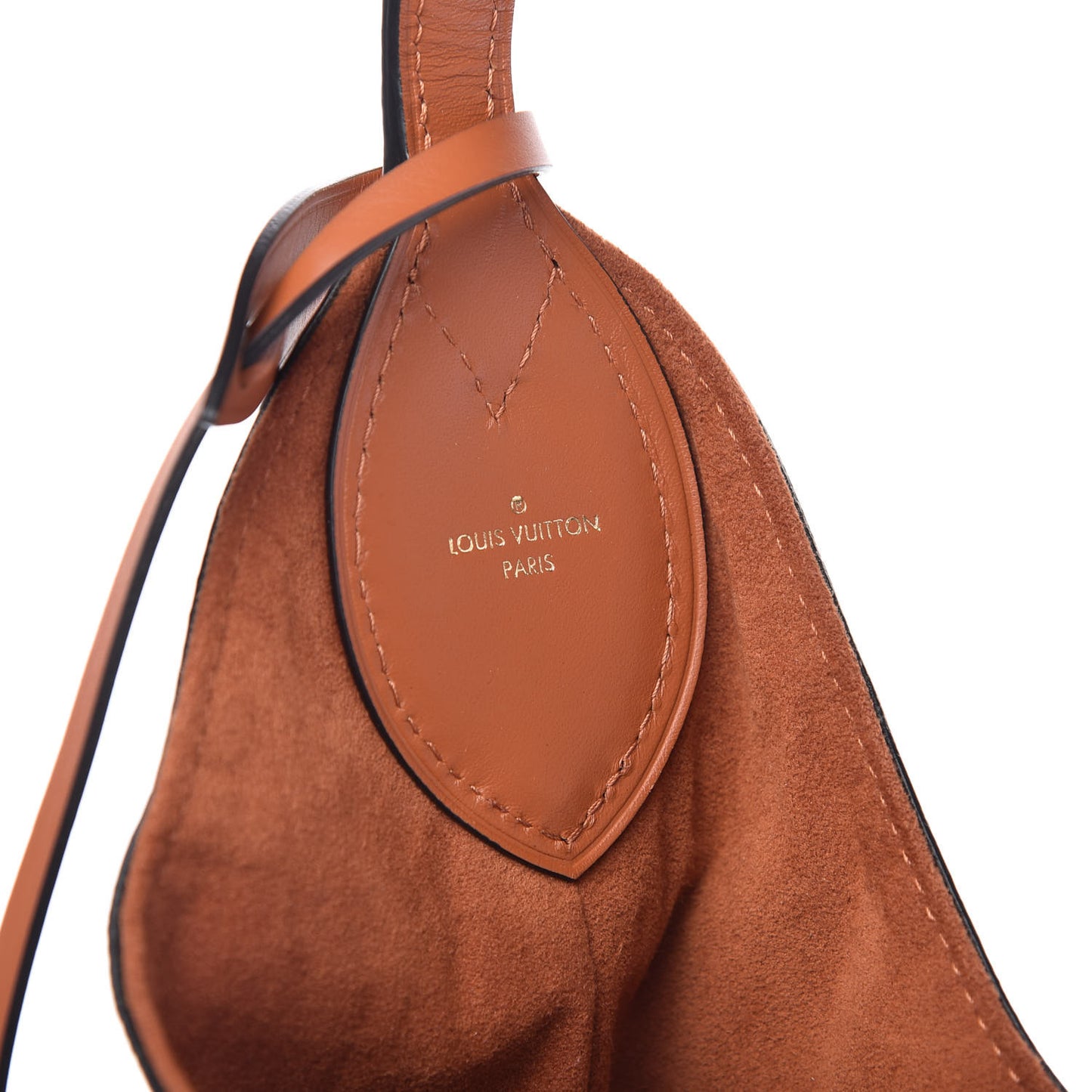 Monogram Flower Hobo Caramel