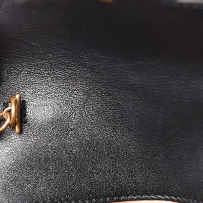 Gucci Calfskin Matelasse Super Mini GG Marmont Shoulder Bag Black 10 of 13