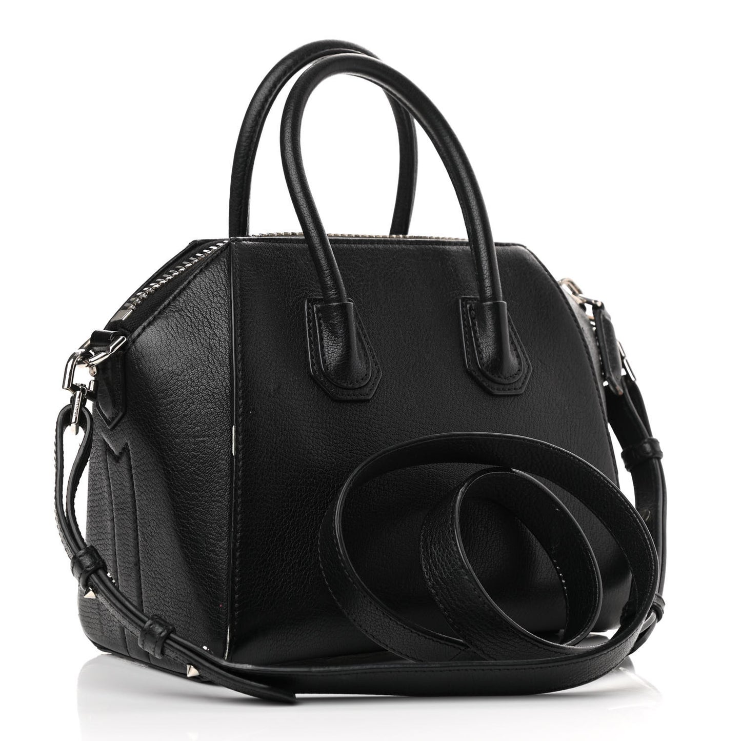 Sugar Goatskin Mini Antigona Black