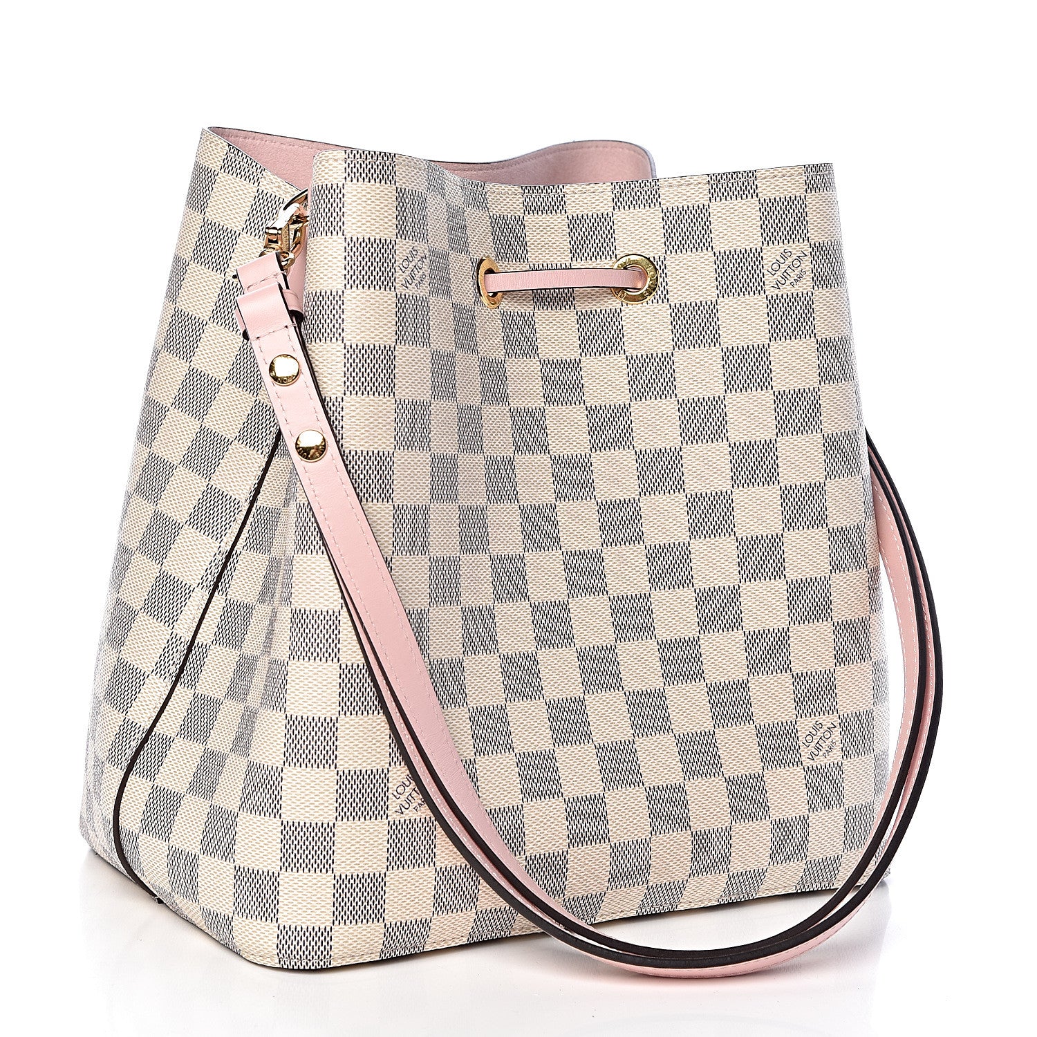 Louis Vuitton Damier Azur Neonoe MM Eau De Rose 3 of 11